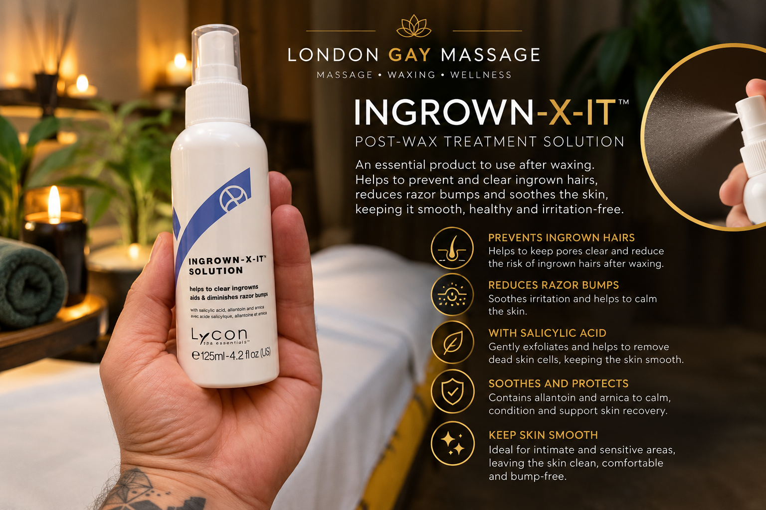 INGROWN-X-IT SOLUTION HELPS TO CLEAR INGRROWN HAIR